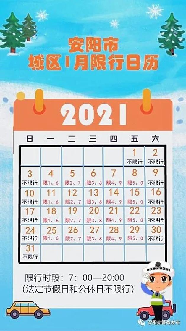 「许昌限号2021最新限号1月」〃许昌限号2021年10月最新通知-第3张图片
