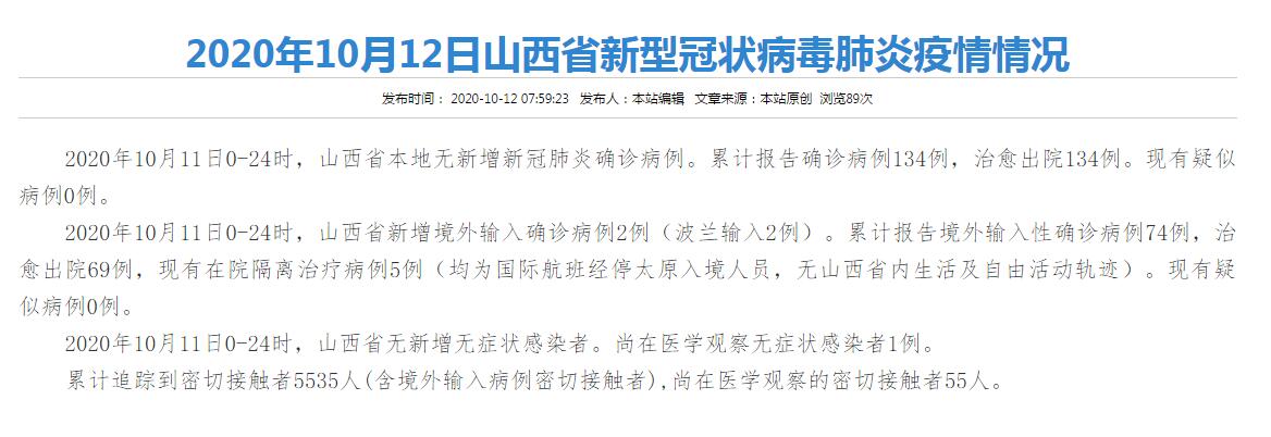“山西新增4例本土确诊病例” 山西新增4例新型冠状病毒？-第3张图片