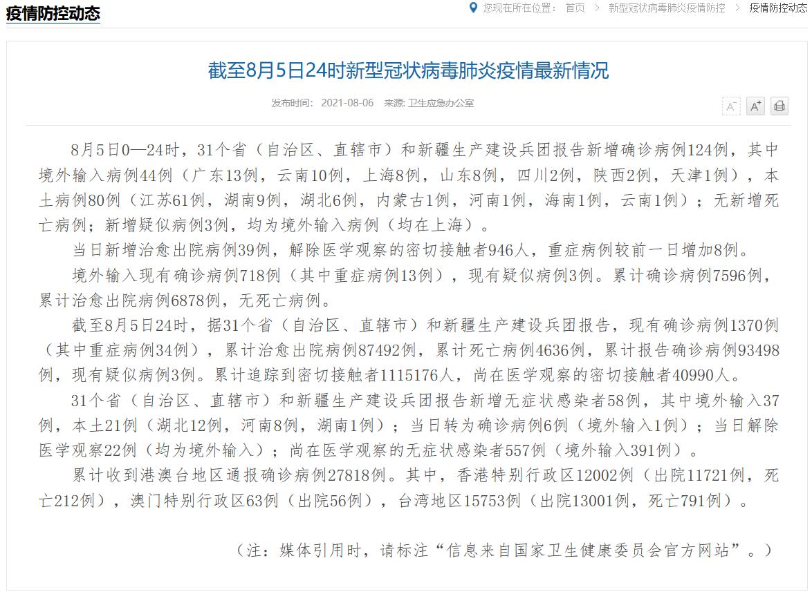 31省区市新增确诊病例10例,31省市新增确诊病例54例